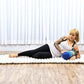 Leewadee Small Yoga Bolster – Shape-Retaining Cervical Neck Roll, Tube Pillow for Comfortable Reading, Kapok Filling, 22 x 6 x 6 inches