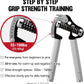 GD IRON GRIP Grip Strength Trainer Adjustable Hand Gripper Strengthener Hand Grip Exerciser Wrist Strengtheners Silent & Durable – Forearm, Finger & Hand Strength Training for Athletes, Climbers & Rehabilitation
