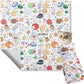 27.6" Cat Wrap for Cutting Nails, Self-Adhesive Cat Grooming Wrap Anti-Escape Cat Restraint for Nail Clipping Cat Swaddle Wrap Cat Wrapping Cloth for Pet Cleaning and Beauty (Within 15lbs)