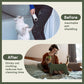 PUMYPOREITY Sticky Hair Cat Clothes, Prevent Loss Pajamas, Soft Sweaters for Cats Only, Onesie, Recovery Suit After Surgery, Green, M