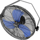 2600 CFM 14 inch Outdoor High Velocity Wall Mounted Fan, 3-Speed Metal Fans with IP44 Enclosure Motor, Industrial Grade Weatherproof Wall Fan for Patio, Greenhouse, Garage, and Gazebo