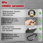 sprookber 3.2 Inch Aluminum Carabiner Clips D Ring, Caribeaner Spring Snap Hook with Keychain for Camping, Hiking, Gym & Outdoor Gear, Set of 10