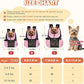 WOYYHO Pet Dog Carrier Backpack Small Dog Front Backpack Ventilated Mesh Dog Travel Back Pack with Safety Belt for Travel Hiking Cycling Outdoor Adventures (Size L: 10-14 lbs, Pink)