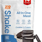 310 Nutrition All-In-One Meal Replacement Shake Powder - Plant-Based Protein Smoothie Blend w/High Fiber, Probiotics & Adaptogens - Low Carb, Vegan, Keto & Paleo Friendly - Cookies N Cream - 14 Srv