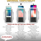 TRIBE Water Resistant Cell Phone Armband Case Running Holder for iPhone Pro Max Plus Mini SE (13/12/11/X/XS/XR/8/7/6/5) Galaxy S Ultra Plus Edge Note (21/20/10/9/8/7/6/5) Adjustable Strap & Key Pocket