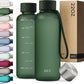 KIVY Slim Water Bottle 22oz [Lightweight & Shatterproof] - Small Drinking Waterbottle - Tritan Bottle Without Straw for School, Sport & Travel - Drinking Bottle Dishwasher Safe, BPA Free