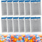 MEWTOGO 12Pcs Large Filter Cartridges for Tetra Whisper Bio-Bag L, Aquarium Replacement Filter with Ultra-Activated Carbon for Tetra Whisper IQ20,30,45,60, PF20,30,40,60, 20i,40i ReptoFilter