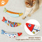 Cat Fish Catnip Toys for Cats, Pet Chew Toy for Bored Indoor Adult Cats, Crinkle Cat Kicker Toy for Indoor Kittens