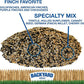CountryMax Backyard Seeds Finch & Small Songbird Frenzy Wild Bird Seed Mix – 5 lb Bag | Premium Blend with Nyjer, Millet, Sunflower Chips | Attracts Goldfinches, House Finches, Chickadees