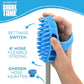 Aquapaw Dog Bath Brush Pro & Dog Shower Attachment - Large Silicone Rubber - Sprayer & Scrubber in One with 8ft Hose Attachment & Shower Wand for Bathing - Pet Bath Supplies