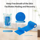 PHYTOP Adhesive Bandage Wrap 12 Pack Vet Wrap 4 inches x 5 Yards, Self Adhesive Cohesive Bandage Tape for Wrist & Ankle Protection (Blue)
