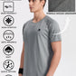 Moisture Wicking Quick Dry Soft Pickleball Workout Hiking Camping Running Shirts for Men Outdoor Sports