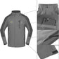 TEZO Mens Rain Jacket Waterproof with Hooded Hiking Coat Lightweight Windbreaker