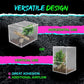 Jumping Spider Enclosure 5"x5"x7" or Tarantula Enclosure - Reptile Terrarium w/Sliding Magnetic Door - Great Reptile Tank & - Acrylic Aquarium Spider Box for Terrestrial or Arboreal Animals