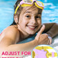 Kids Swim Goggles,Swimming Goggles for Kids 6-14, Anti-Fog UV Protection Pool Glasses for Boys Girls