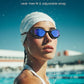 Swimming Goggles, No Leaking Swim Pool Goggles for Adults with Fog-Resistant, UV-Blocking Lenses for Men Women Youth
