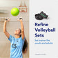 MOTOMY™ Volleyball Training Equipment Aid ‘VolleyPal’ – Solo Rebounder Trainer for Serve, Spike, Set & Pass; Indoor and Outdoor Practice Gear Gifts for Beginners & Experts