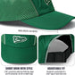 CLAPE Quick Dry 5 Panel Hat for Men, Breathable Mesh Short Brim Baseball Cap, Reflective Ajustable Outdoor Sport Running Hat