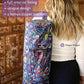 Hugger Mugger Batik Yoga Mat Bag - beautiful pattern, durable 100% cotton, full lining, adjustable strap, 2 extra zipper pockets