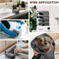Chumia 4 Pcs Dog Towels for Drying Dog Puppy Bulk Microfiber Absorbent Paw Towel Pet Bathing Supplies Quick Drying for Medium Cats Pets Shower(55 x 28 Inch,Gray)