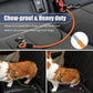 Dog Seat Belt Harness for Car,Dog Seatbelt of Coated Wire Leash Safety Restraint,No Chew Tether Cable Vehicle,Double Clips & Latch(Orange, 24 inch/60 CM)