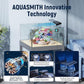 Aquarium Chiller Fan,Fish Tank Cooler with Temperature Control,Minimum Setting 59℉,Auto Start/Stop,Refrigeration Effect 5.4-9℉,3-Speed Modes,for Axolotl Seawater Freshwater Coral Grass Tank