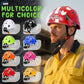AOLAMEGS Construction Safety Hard Hat - ANSI Z89.1 Type Ι OSHA Approved Safety Helmets with Chin Straps Lightweight Reflective Vented ABS Hard Hats For Men Women Industrial Workwear 6-point Suspension