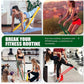 Resistance Bands, Exercise Bands, Physical Therapy Bands for Strength Training, Yoga, Pilates, Stretch Elastic Band with Different Strengths, Workout Bands for Home Gym