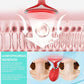 Facial Massager Red-Light-Therapy-for-Face and Neck, Face 𝖲 culpting Wand with 7 Color (Bright Red)