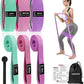 Long and Short Fabric Resistance Bands with Door Anchor 7 PCS, Non-Slip Stretch Booty Bands for Working Out Women & Men, Loop Exercise Elastic Bands for Home Physical Therapy Yoga Pilates