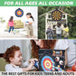 Magnetic Dart Board - 12Magnetic Darts+12Sticky Balls Or 2 Toy Gun+40 Foam Dart,Fun for Family Game and Party with Friends, Christmas Birthday Gifts Toys for 3-12 Year Old Boys
