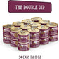 Weruva Cats in The Kitchen, The Double Dip with Chicken & Beef Au Jus Cat Food, 6oz Can (Pack of 24)