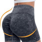 CHRLEISURE Women's 4 Packs Workout Gym Shorts, High Waisted Butt Lifting Scrunch Butt Seamless Booty Shorts
