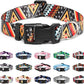 Mercano Adjustable Dog Collar - Special Design Patterns, Soft Nylon Comfortable Durable Pet Collar for Small Medium Large Dogs (XS, Ethnic Gold)
