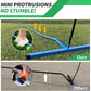 12ft/14ft Portable Volleyball Training Practice Net Set 5 Heights Adjustable for Indoor Outdoor with Tetoron Net, Freestanding Base, PU Volleyball, Carry Bag, Sandbags - Instant Set Up
