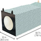 Kitty City Paper Bag Scratchers for Cats, Blue Paper Bag Tunnel Scratcher