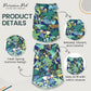 Parisian Pet Unisex Amazonia Shirt - Leafy Beach Outfit - Cotton Summer Clothes - Stylish Hook and Loop Dog Costume - Machine Washable for Large Dogs - XL