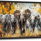 Extra Large Elephant Framed Wall Art for Living Room,Oversized Elephants Wild Animal Pictures Wall Decor,Forest Landscape Canvas Print Painting Modern Artwork Bedroom Office Bathroom 36L" x 24W"
