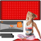Red Light Therapy for Body, 25.2"x13" Large Light Therapy Pad with Timer, 660&850nm Infrared Light Therapy for Back Waist Shoulder Knee Joint, 10000mAh Cordless Using Home Outdoor, Gift for Women Men