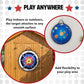 NSG Target Toss Large Dart Board for Kids 30in Giant Kids Dart Board Double Sided Game Set for Indoor and Outdoor Fun with 12 Sticky Balls and Carry Bag