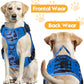 Heavy-Duty Tactical Dog Harness for Large Dogs, No Pull Adjustable Reflective Pet Vest with Molle System, K9 Military-Grade Control for Service Training, Outdoor & 10+ Breeds, Blue Camo, Small