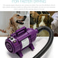 Burano Dog Dryer, High Velocity Pet Hair Dryer, 4.3HP Stepless Adjustable Speed Dog Hair Force Dryer for Dogs, Cats & More, Powerful Pet Blower with Heater