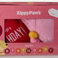 ZippyPaws Birthday Box - Dog Squeaky Toys to Keep Them Busy, Funny Food Plush for Small, Medium, & Large Dogs, Cute Stuffed Puppy Toy & Hat, Pet Products, Gift for Dogs of All Breeds - 3-Pack, Pink