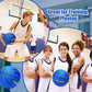 Jerify 12 Pieces Basketballs Bulk Official Size 7 Rubber Basketballs 29.5 Rubber Inflatable Basketballs with Pump Indoor Outdoor Basketballs Bulk Standard Basketball for Training and Play