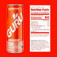 GURU Peach Mango Punch Organic Energy Drinks, Clean Energy Drink with Plant Based Natural Caffeine from Green Tea + Focus with L Theanine, Gluten Free and Vegan, 140MG Caffeine, 12oz (Pack of 24)