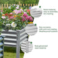Land Guard Galvanized Raised Garden Bed with Legs, 96×24×32in Raised Garden Beds Outdoor with Drainage Holes, Planter Boxes Outdoor for Backyard, Patio, Balcony, 800lb Capacity, Silver