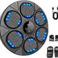 Music Boxing Machine, Bluetooth Music Punching Machine with Gloves, Electronic LED Boxing Training Equipment Wall Mounted, 9 Modes & 9 Speeds, Boxing Target for Home, Office, Gym