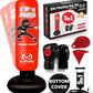 Durable Inflatable Kids Punching Bag for Karate and Boxing – Bounce-Back Martial Arts Bag for Boys and Girls, Great Birthday Gift to Relieve Energy and Build Skills for Boys Ages 4-12