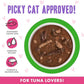 Weruva B.F.F. OMG - Best Feline Friend Oh My Gravy!, Tuna & Lamb Lights Out with Tuna & Lamb, 2.8oz Can (Pack of 12)