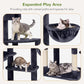 Globlazer Giant Cat Tree, 83 inch Cat Tree for Indoor Cats Large Adult, XXL Cat Tower with 9 Scratching Posts for 20lb+ Heavy Duty Large Adult Cats, F83, Dark Grey